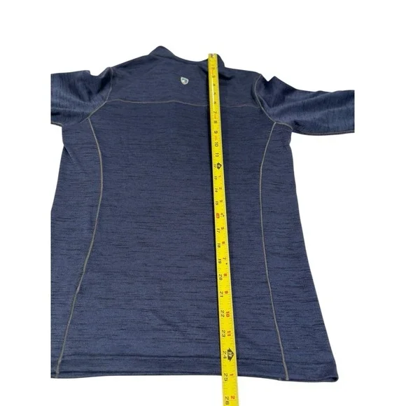 Kuhl 1/4 Zip Pullover Sweater Youth L 14-16 Blue Hiking Outdoors - Picture 9 of 14